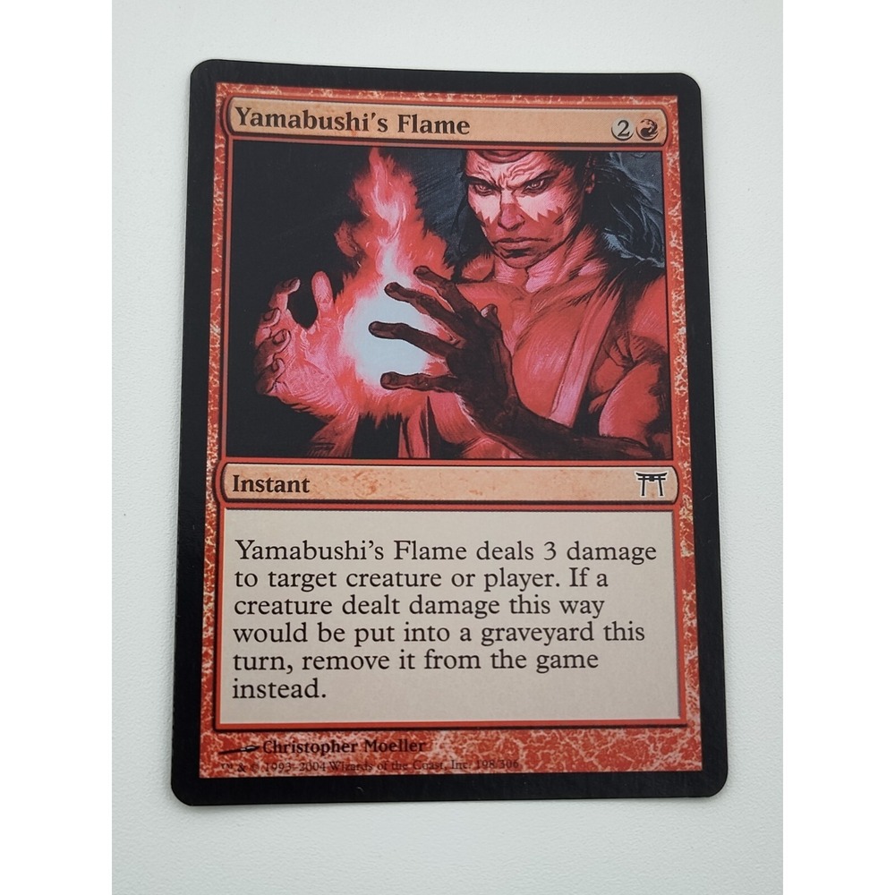 MTG FOIL Yamabushi's Flame #198 Champions Kamigawa '04 Magic Gathering BG1WA1967